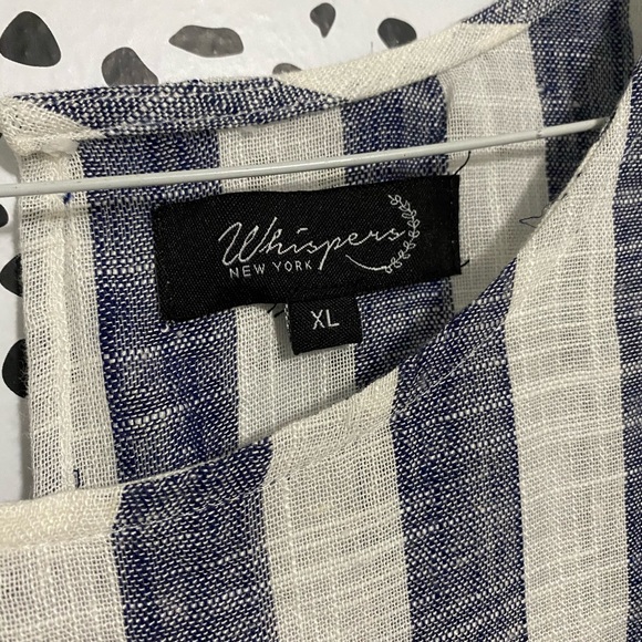 Beautiful striped top with ruffle arms - Picture 2 of 2